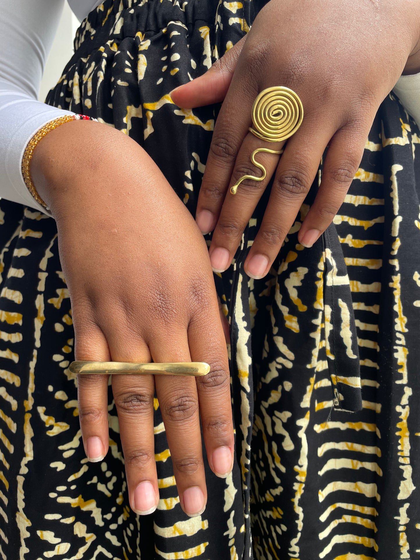 Golden Bar Ring