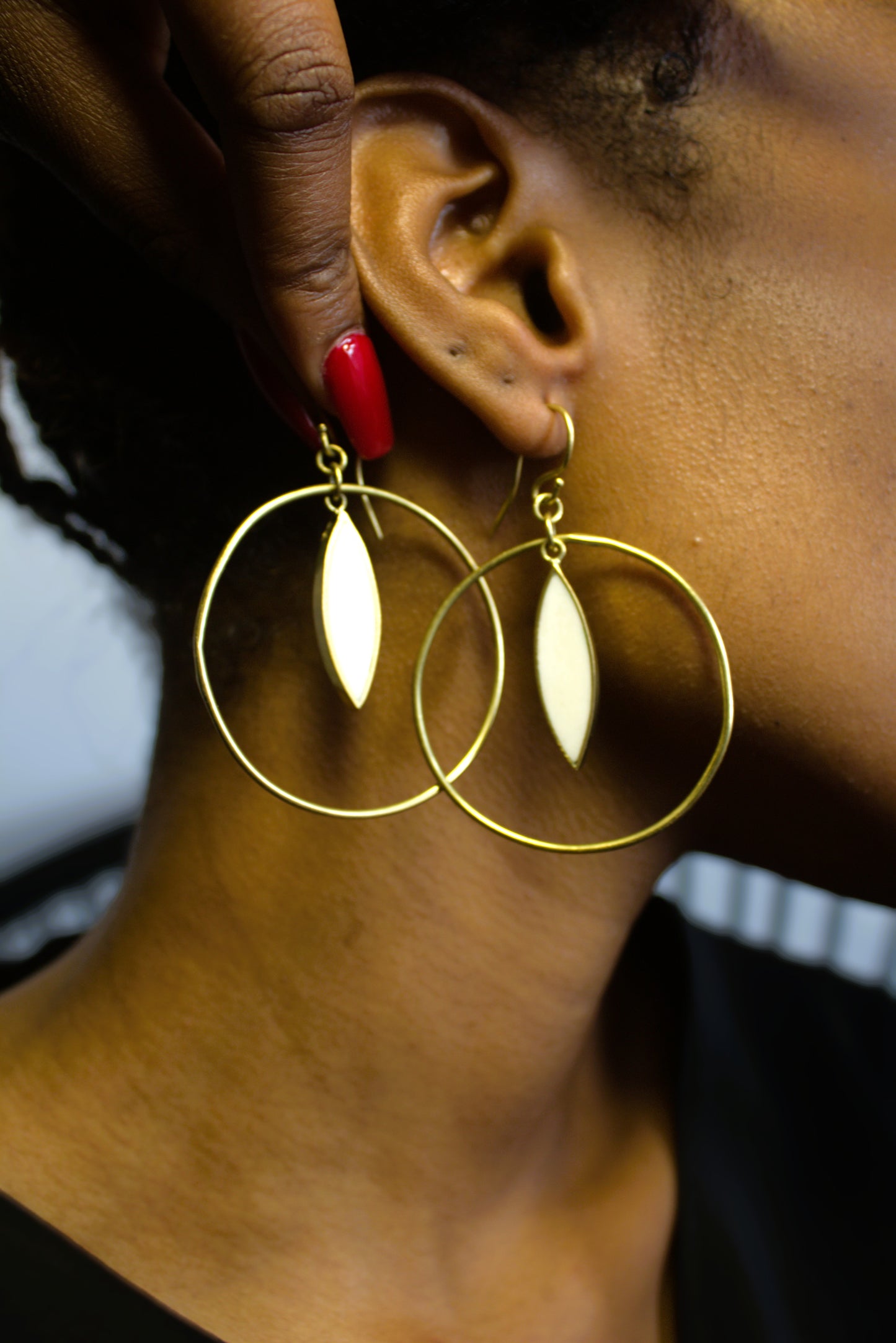 Solar Petal Hoops