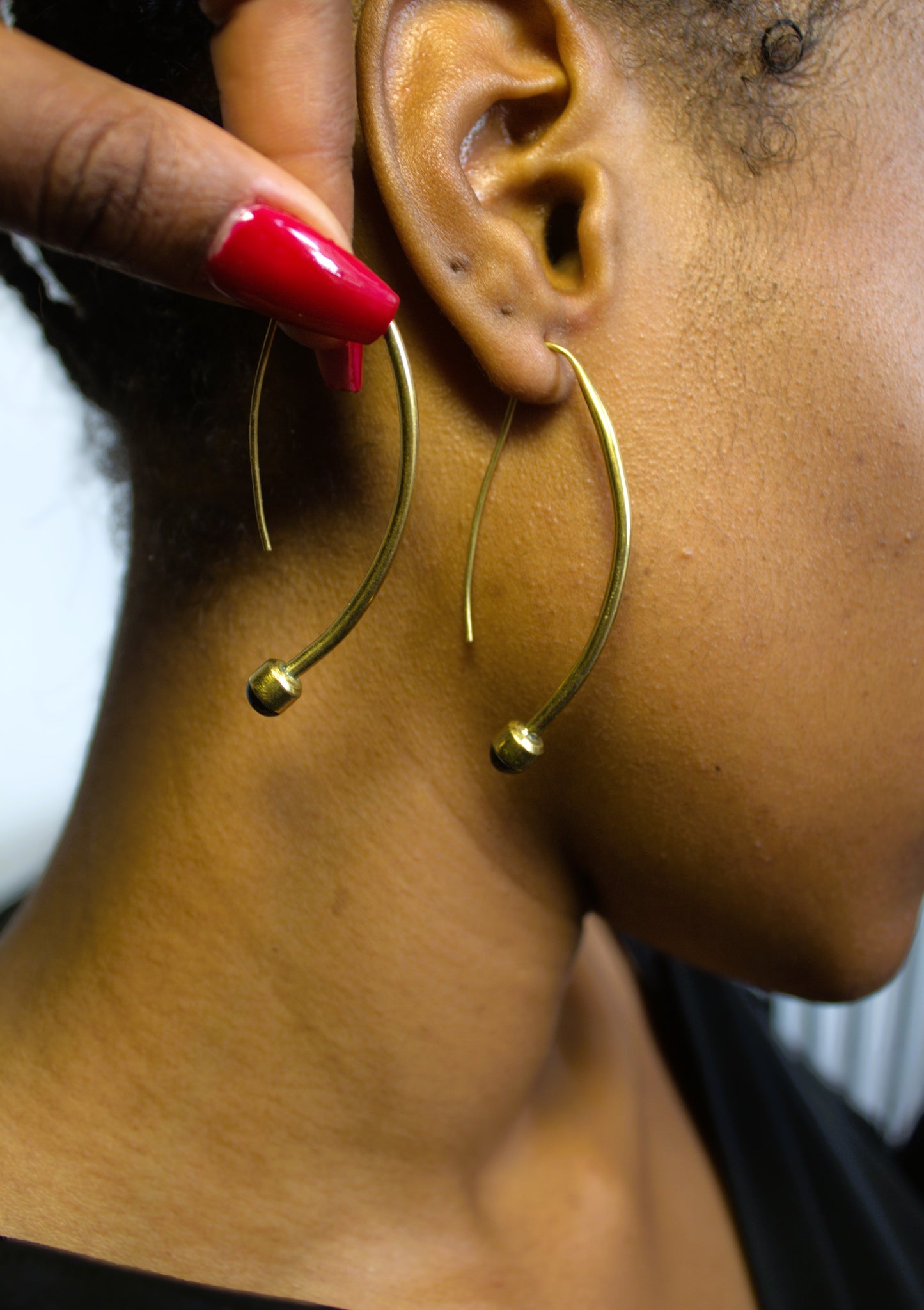 Crescent Arc Earrings