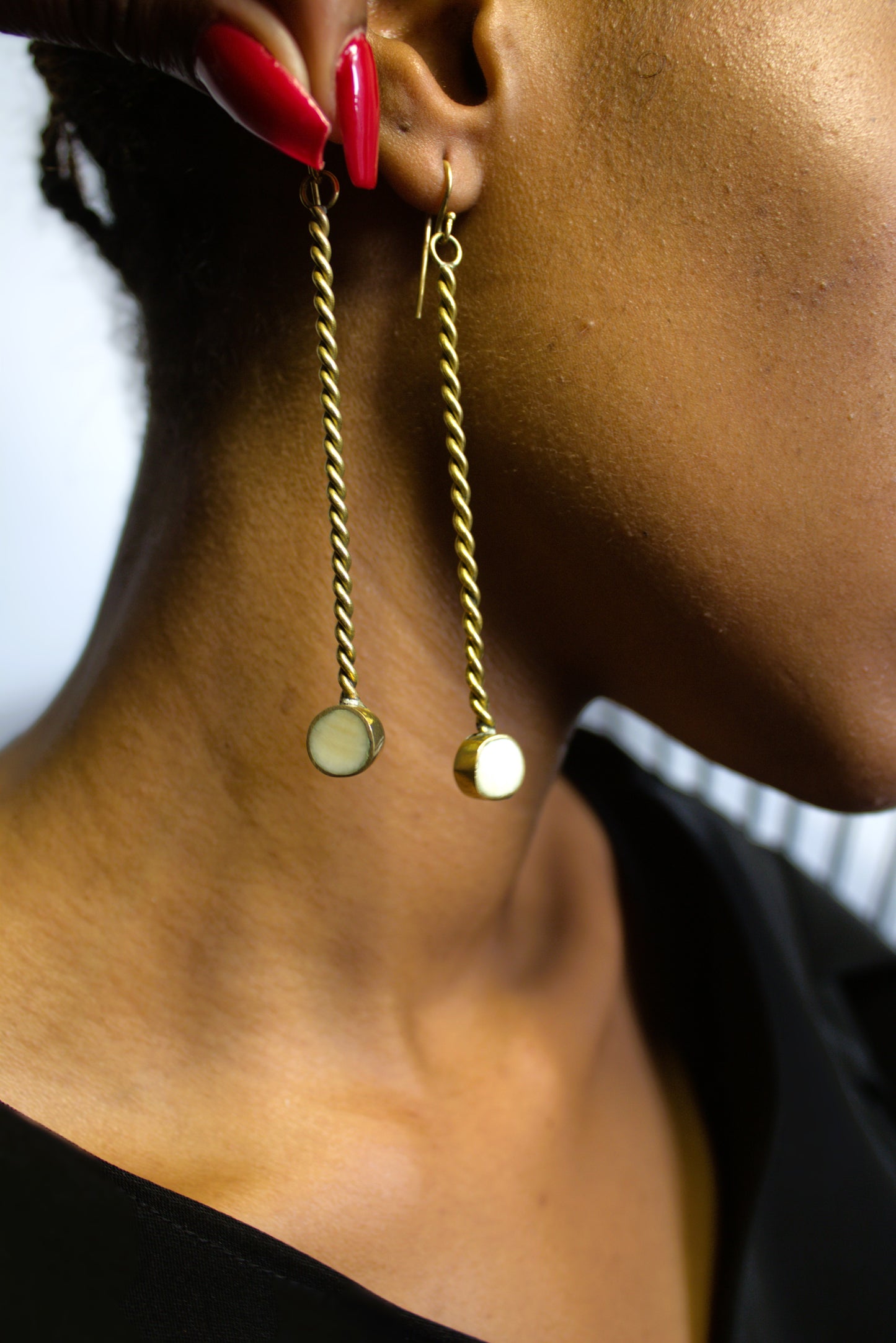 Helix Drop Earrings