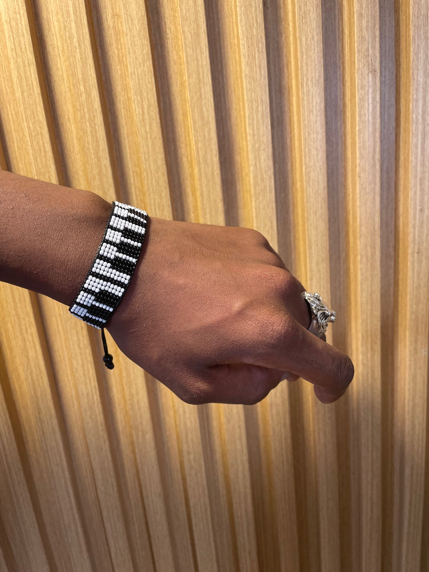 Piano Keys Beaded Bracelet