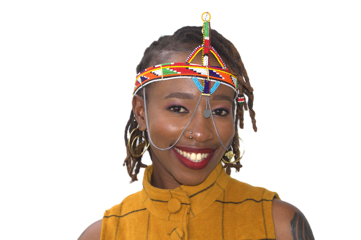 Maasai beaded headpieces