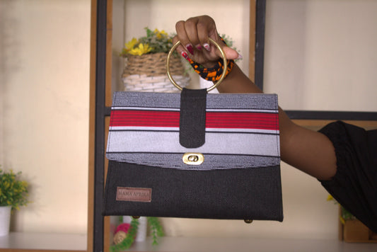 Crimson Stripe Bag