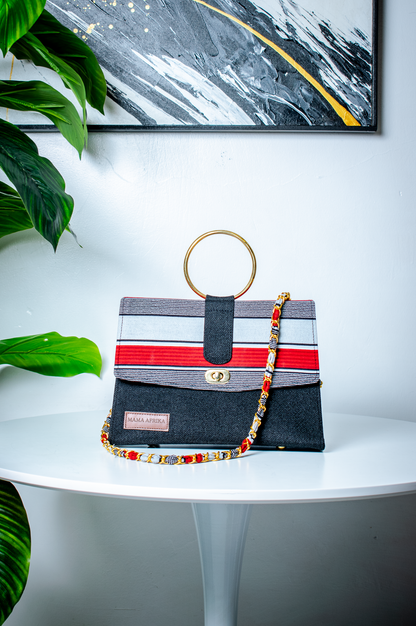 Mama Afrika Ring Handle Clutch