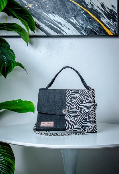 Half-Ankara Dualia Satchel Bags