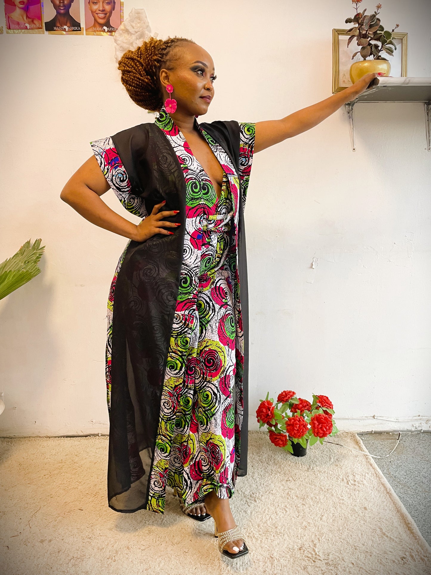 Infinity Maxi Jumpsuit with Kimono