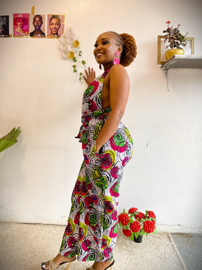 Infinity Maxi Jumpsuit with Kimono