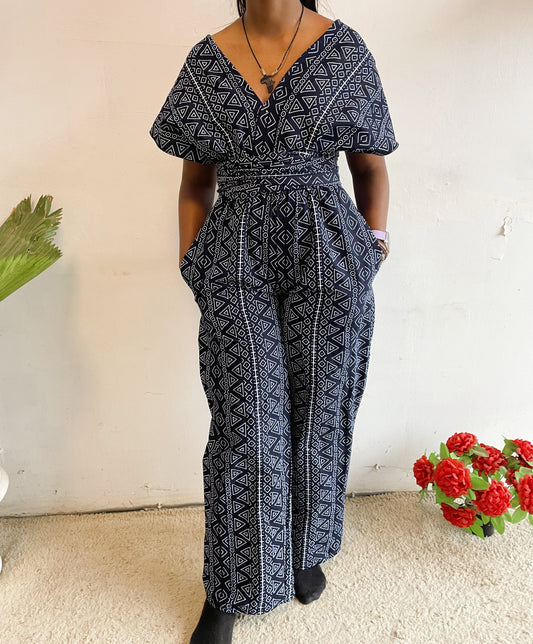 Amara Geometric Infinity Jumpsuit