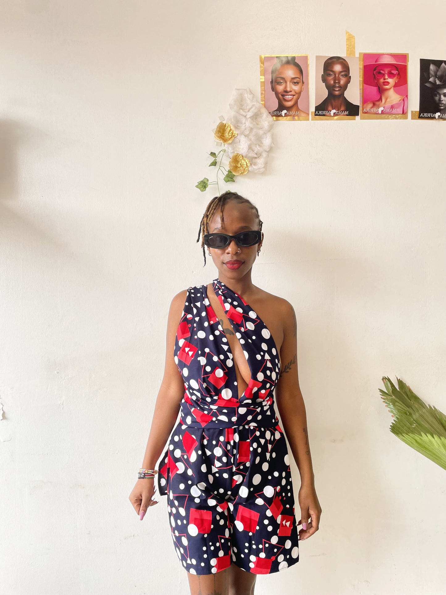 Polka-Geo Infinity Romper