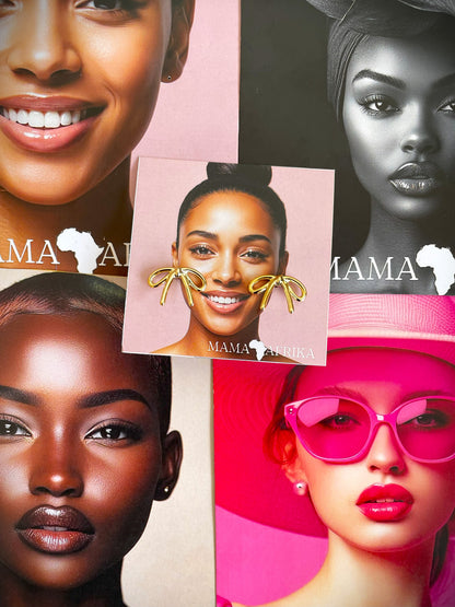 Gold  Statement Earrings