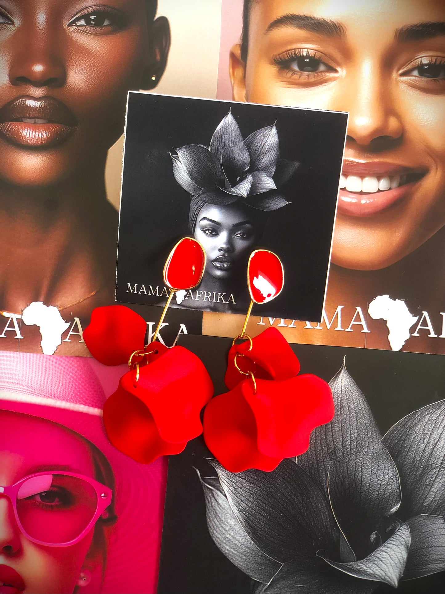 Petal Pendant Earrings