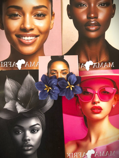 3D Floral Statement Earrings