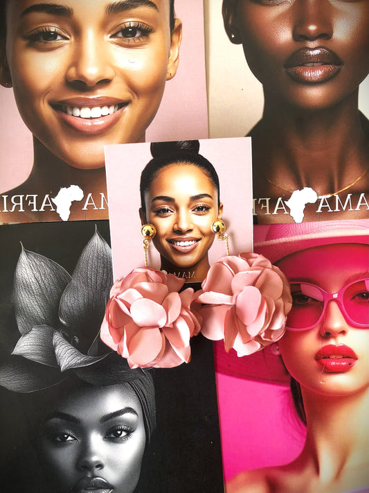 Sweet Romantic Colorful Flower Earrings