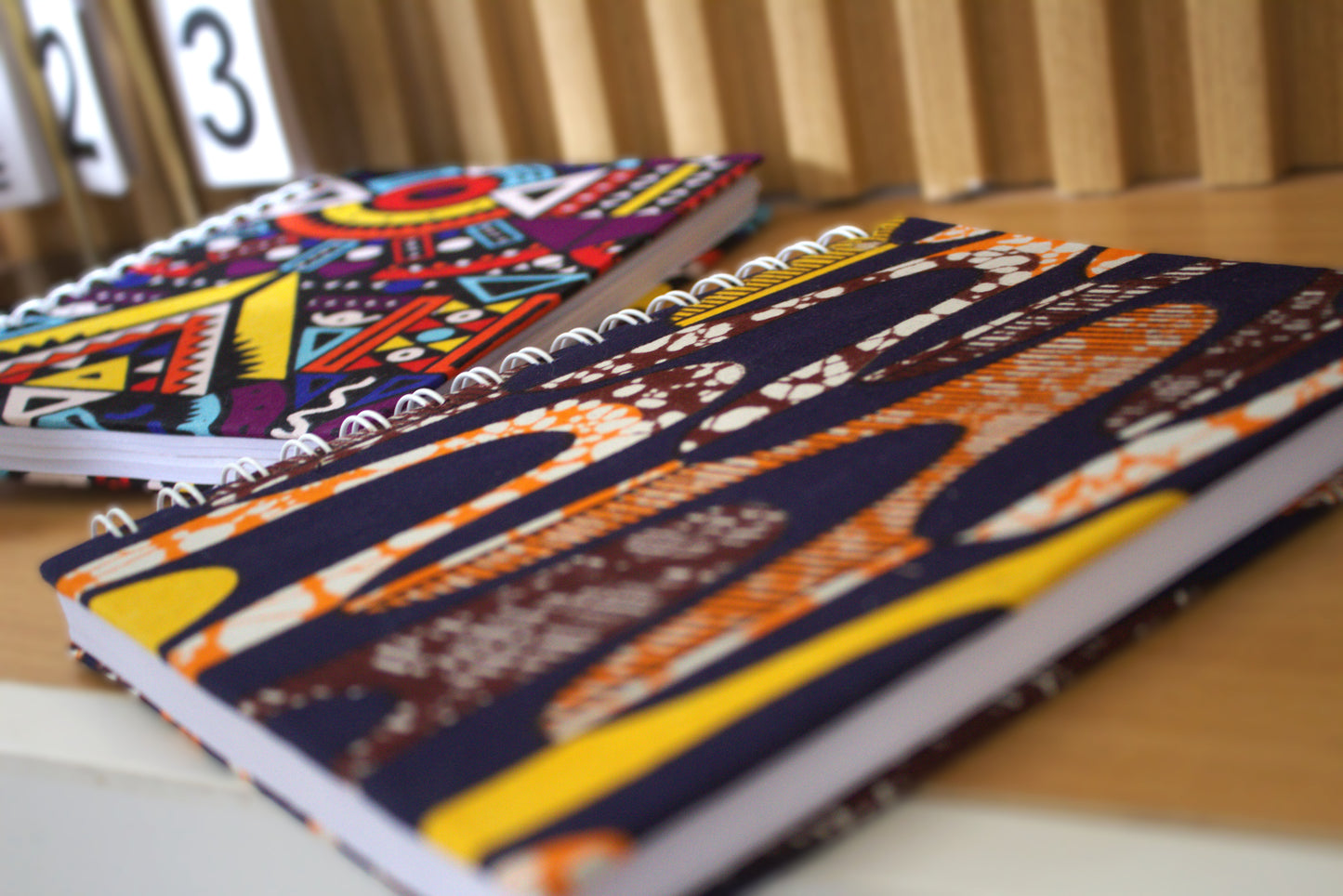 African Print Spiral Notebooks