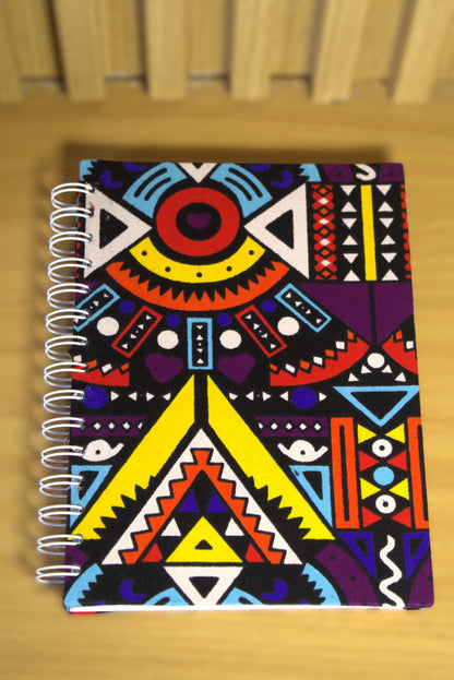 African Print Spiral Notebooks