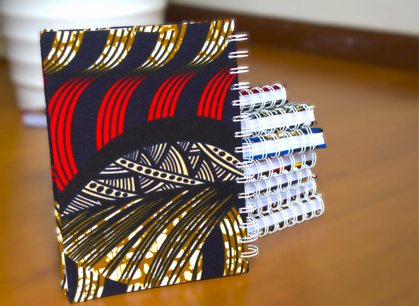 African Print Spiral Notebooks