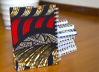 African Print Spiral Notebooks