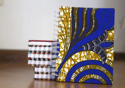 African Print Spiral Notebooks