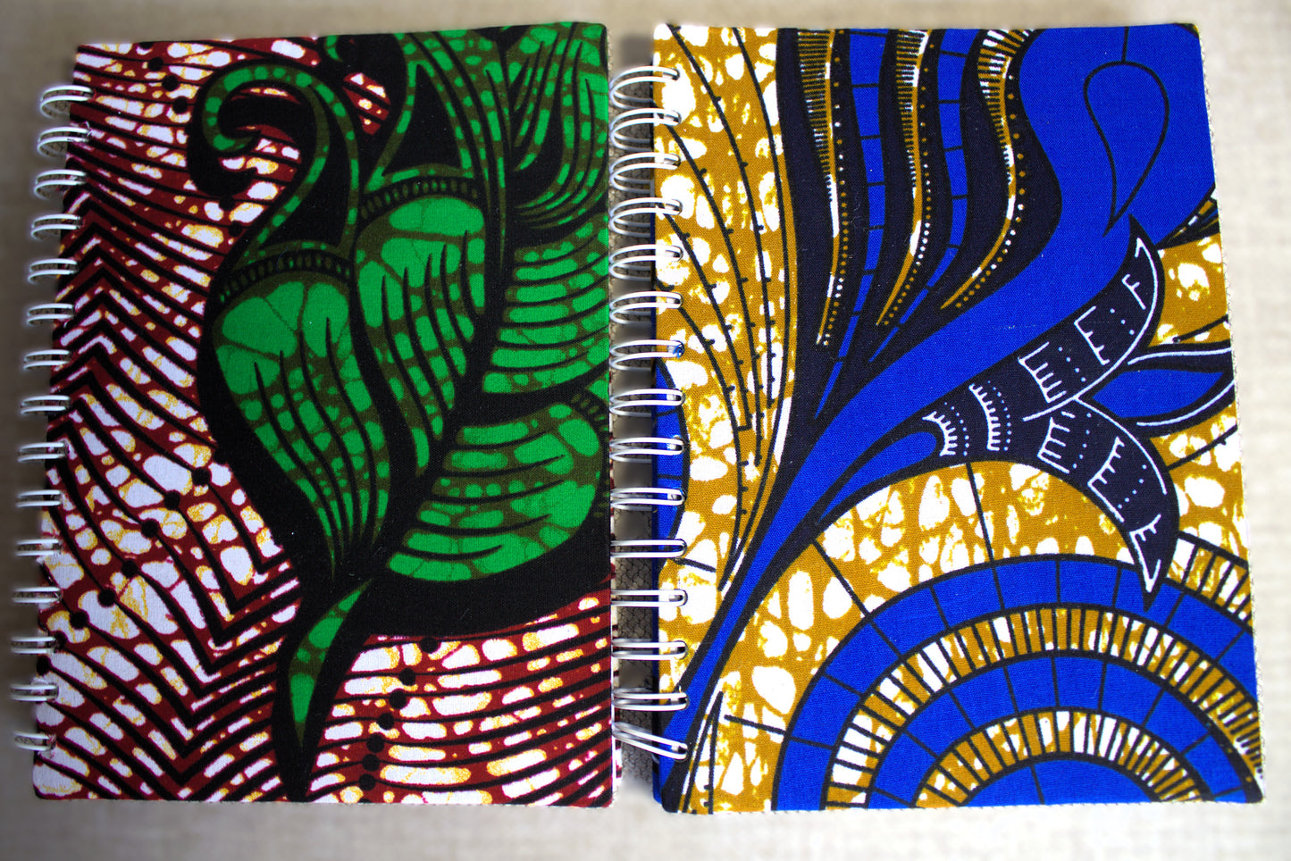 African Print Spiral Notebooks