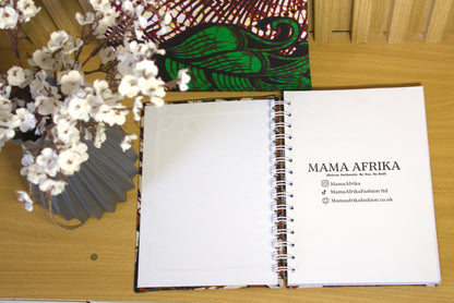 African Print Spiral Notebooks