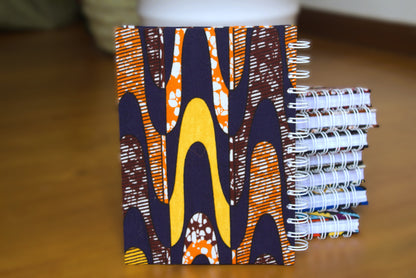 African Print Spiral Notebooks