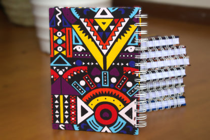 African Print Spiral Notebooks