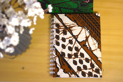 African Print Spiral Notebooks