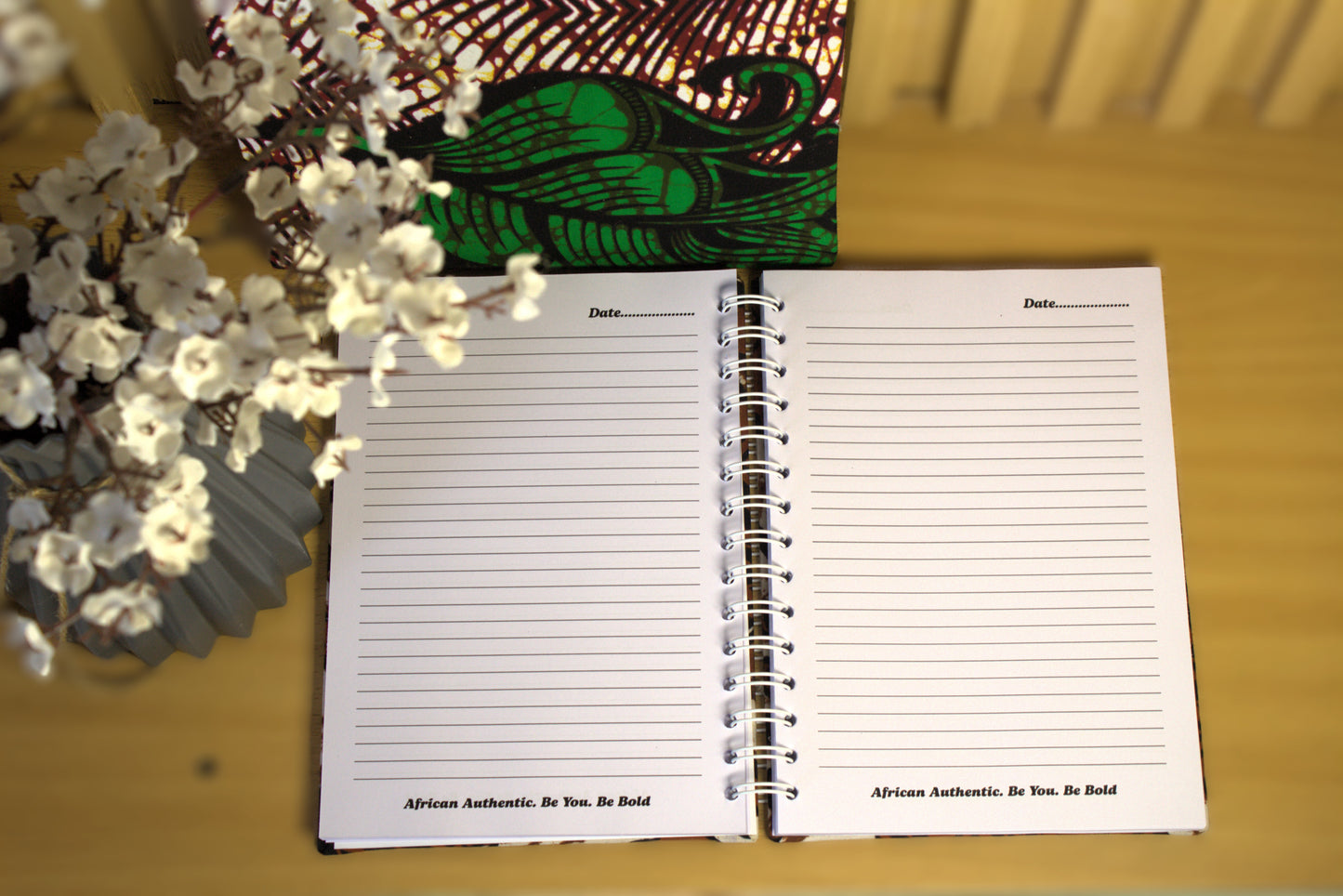 African Print Spiral Notebooks