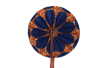 African Print (Ankara) Foldable Hand Fans