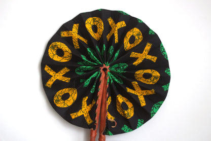 African Print (Ankara) Foldable Hand Fans