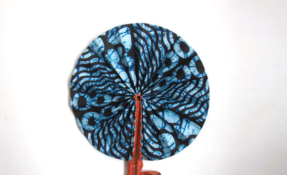 African Print (Ankara) Foldable Hand Fans