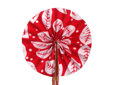 African Print (Ankara) Foldable Hand Fans
