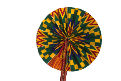 African Print (Ankara) Foldable Hand Fans