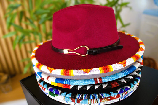 Beaded Fedora Hats