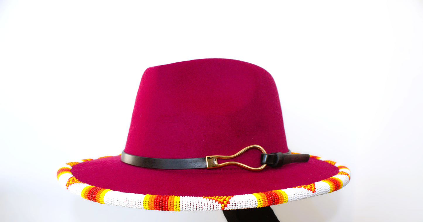 Beaded Fedora Hats