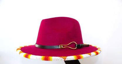 Beaded Fedora Hats