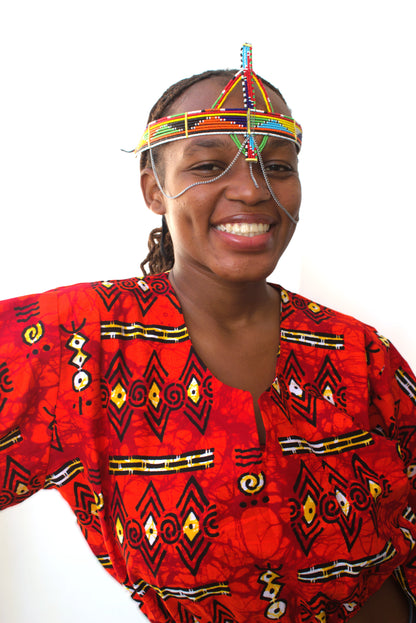 Maasai beaded headpieces