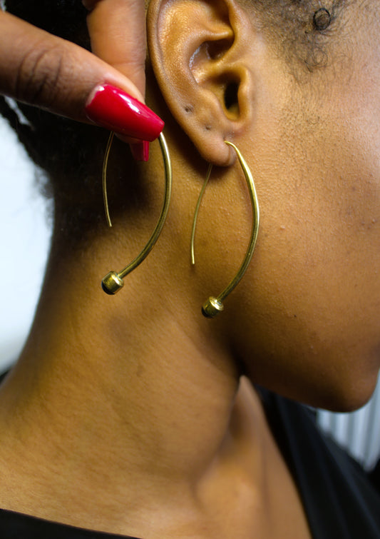 Crescent Arc Earrings