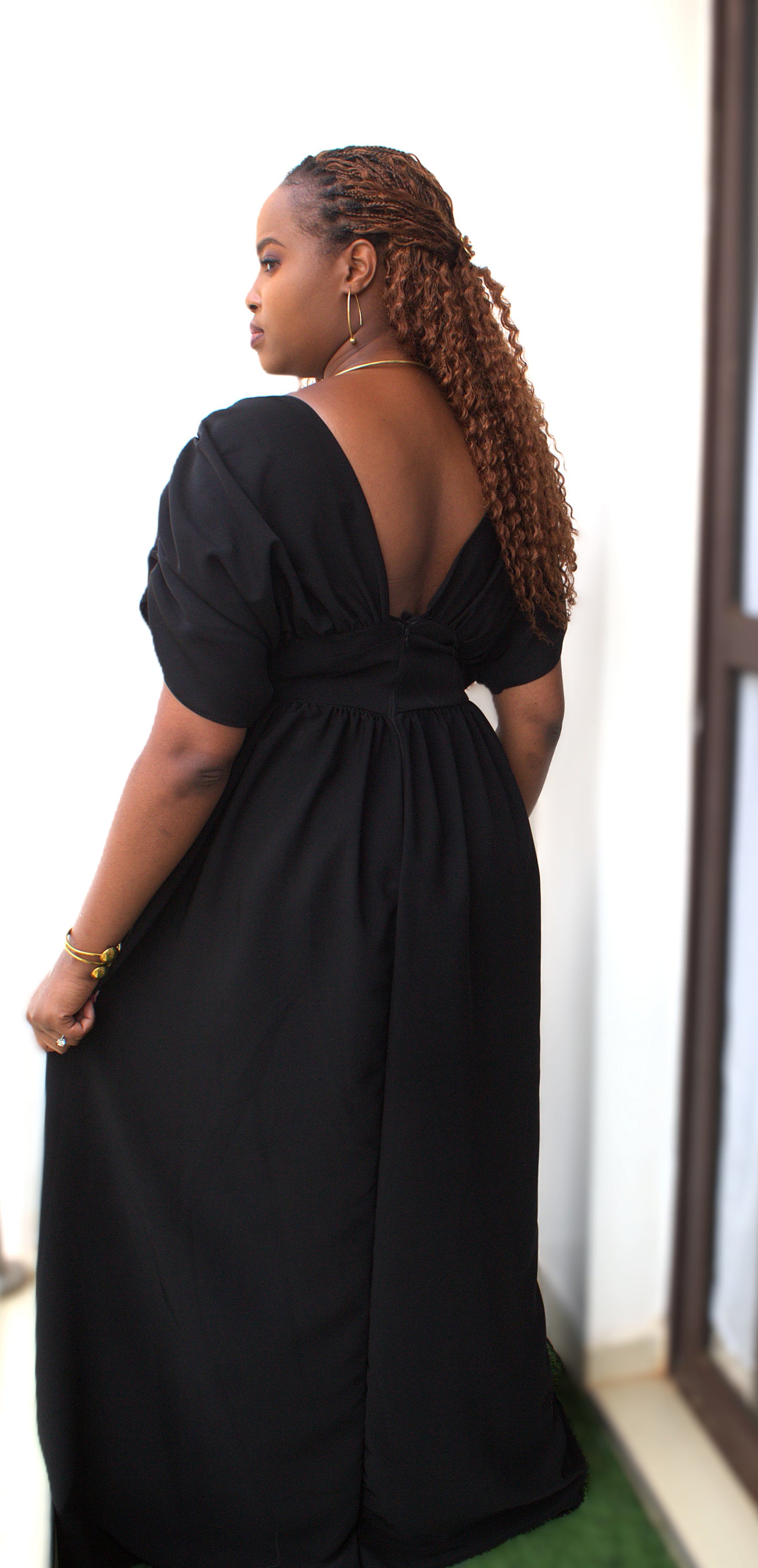 Plain Colour Maxi Dress