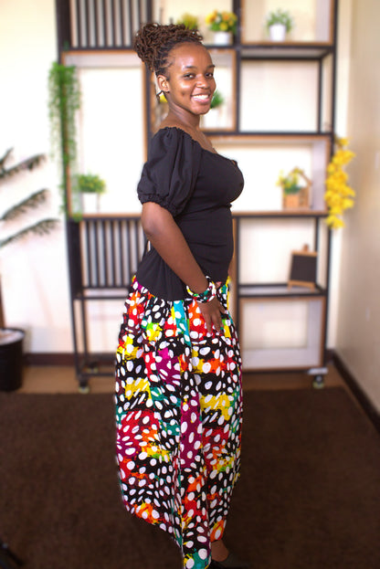 Polka-Dot Prism Savannah Dress