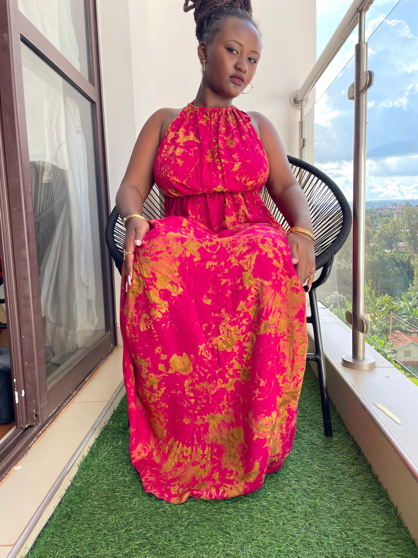 Backless Maxi Deras