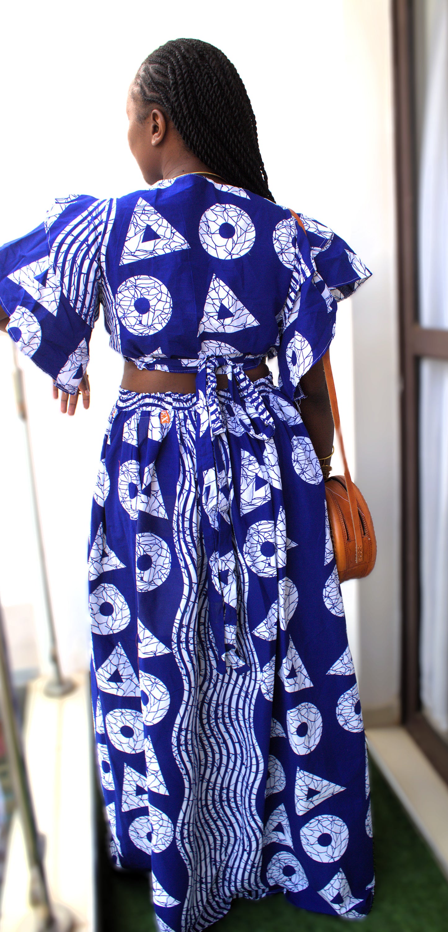 cobalt blue Ankara Set