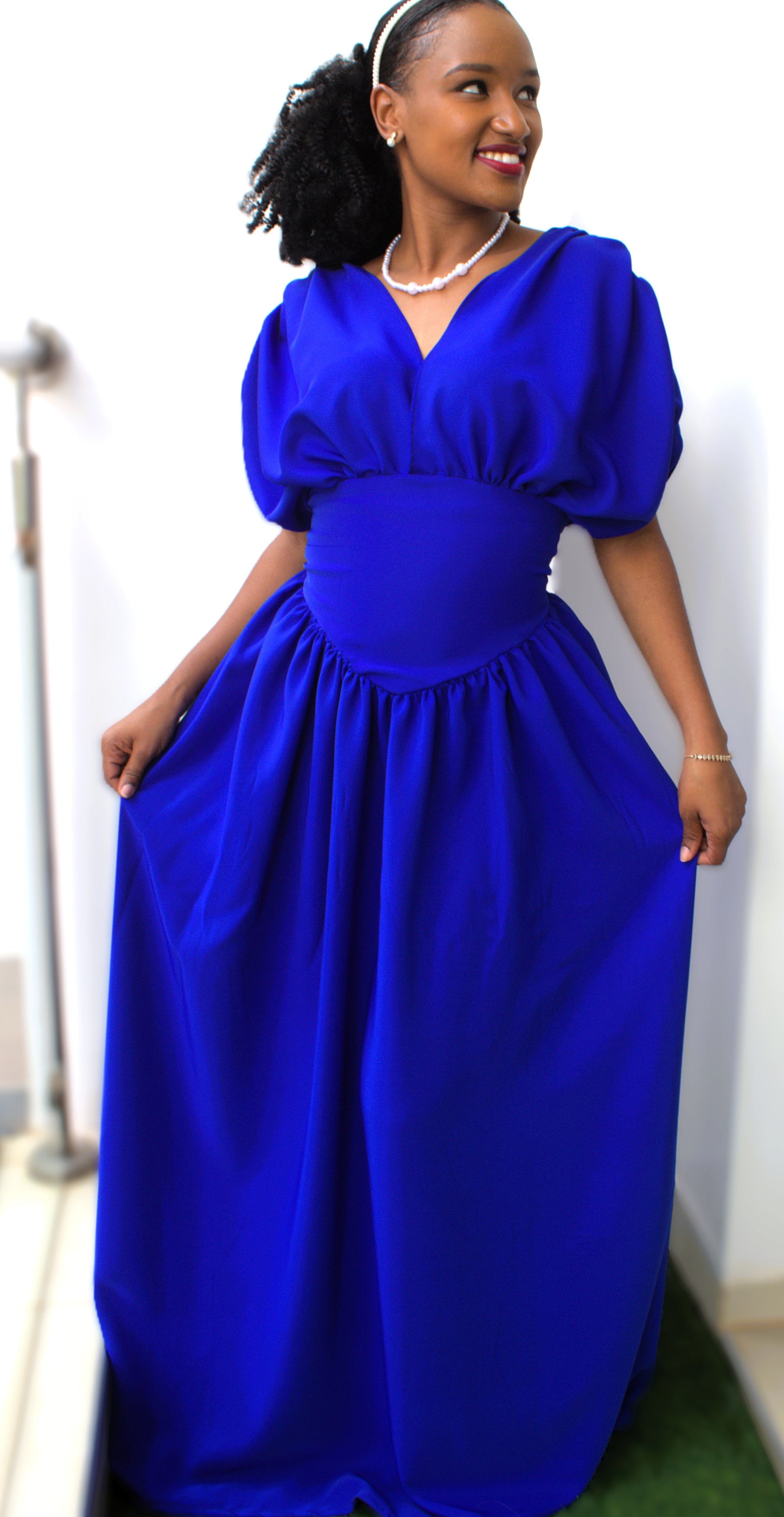 Plain Colour Maxi Dress