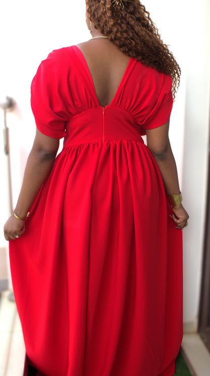 Plain Colour Maxi Dress