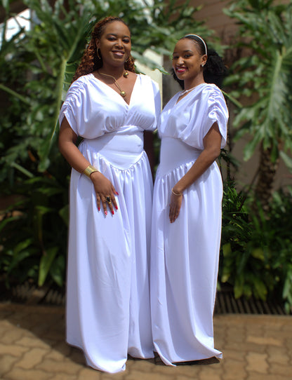 Plain Colour Maxi Dress