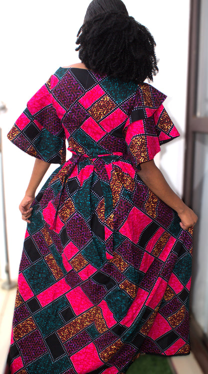 Bold patchwork Print set