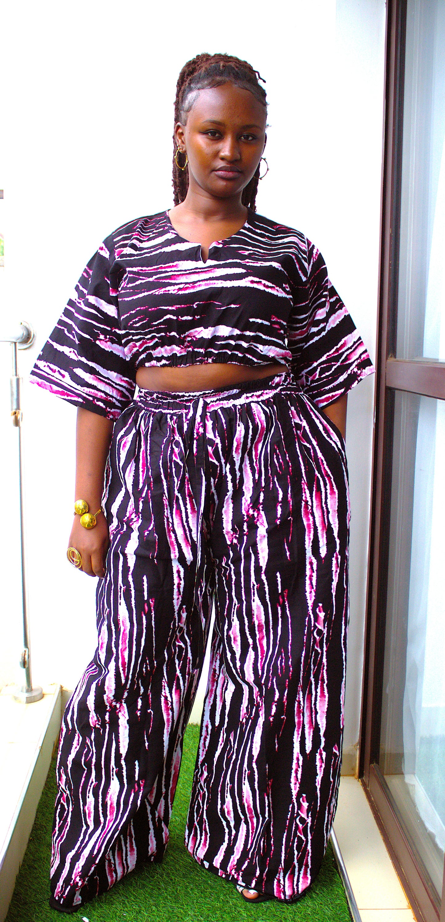Amethyst Streak Two-Piece Set