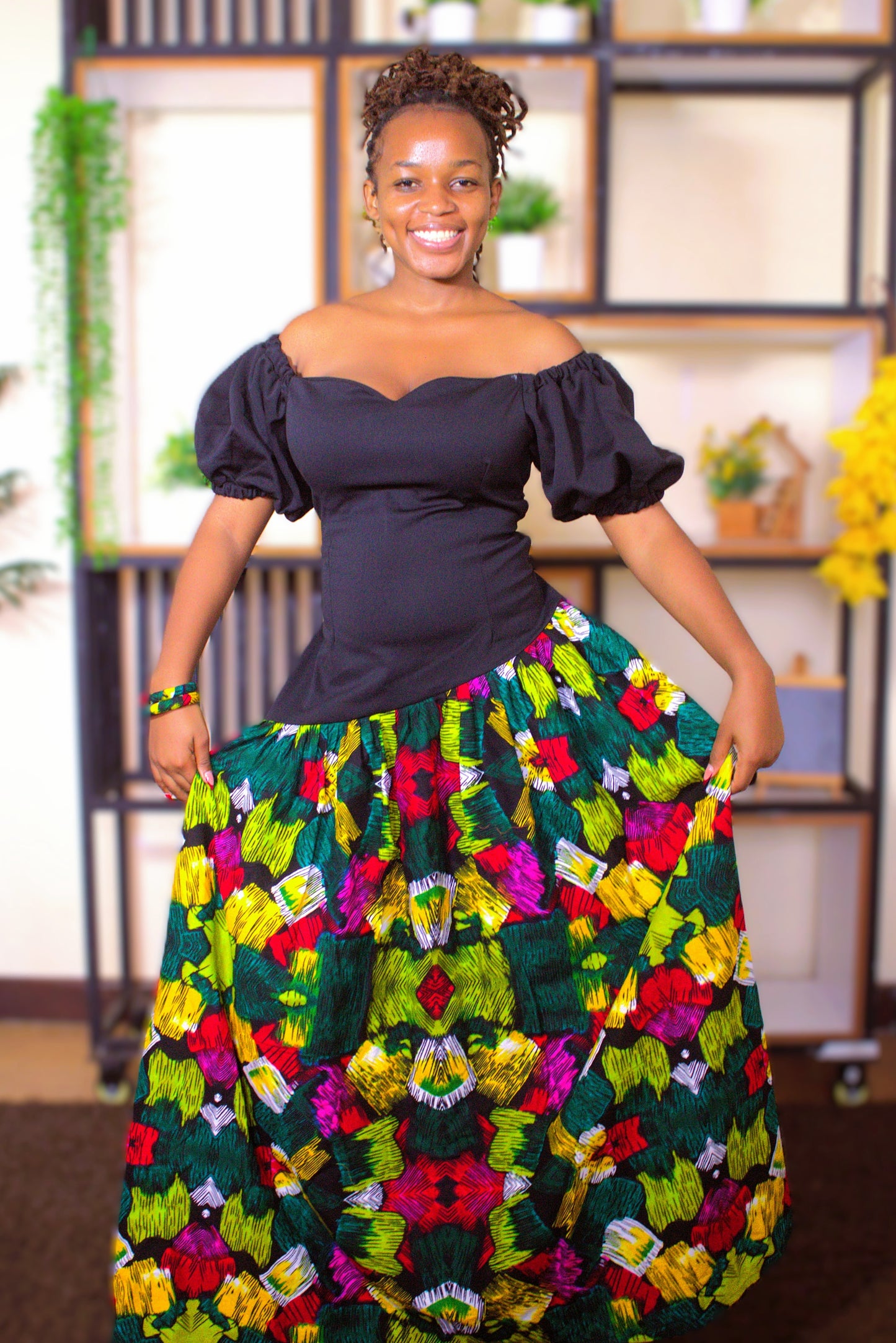 Emerald Kaleidoscope Savannah Dress