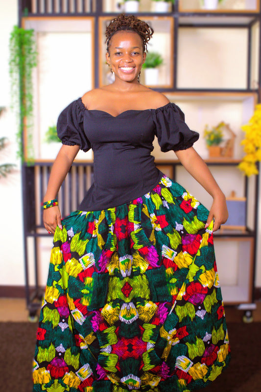 Emerald Kaleidoscope Savannah Dress