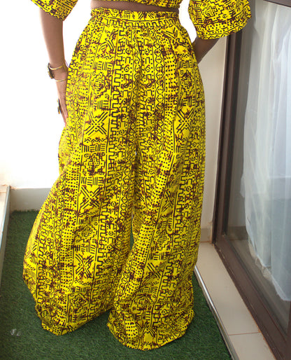 Sun-Drenched Script Two-Piece Set